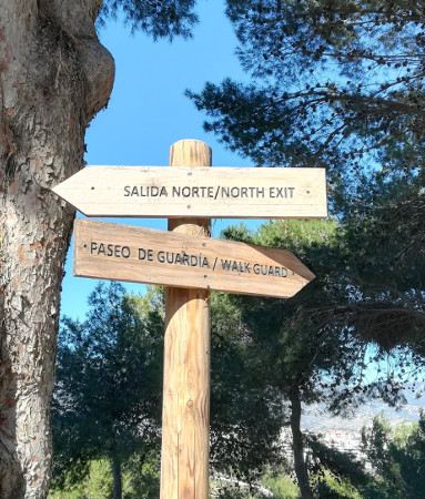 Salida norte paseo de guardia Castillo Fuengirola